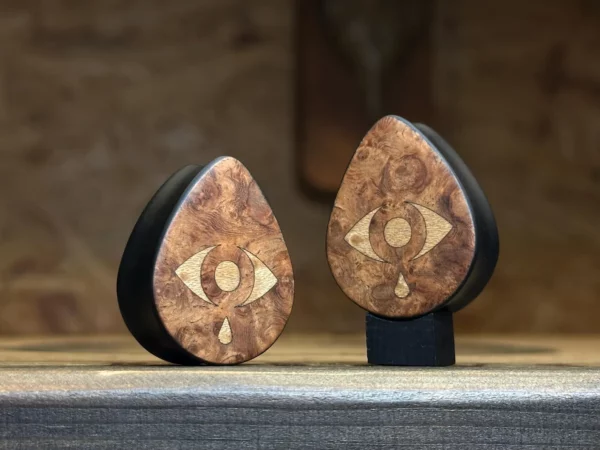 Gouttes 20mm marqueterie oeil
